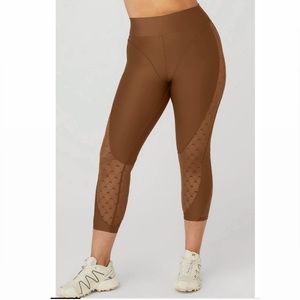 Alo Airlift Mesh High-Waist Celeste Capri